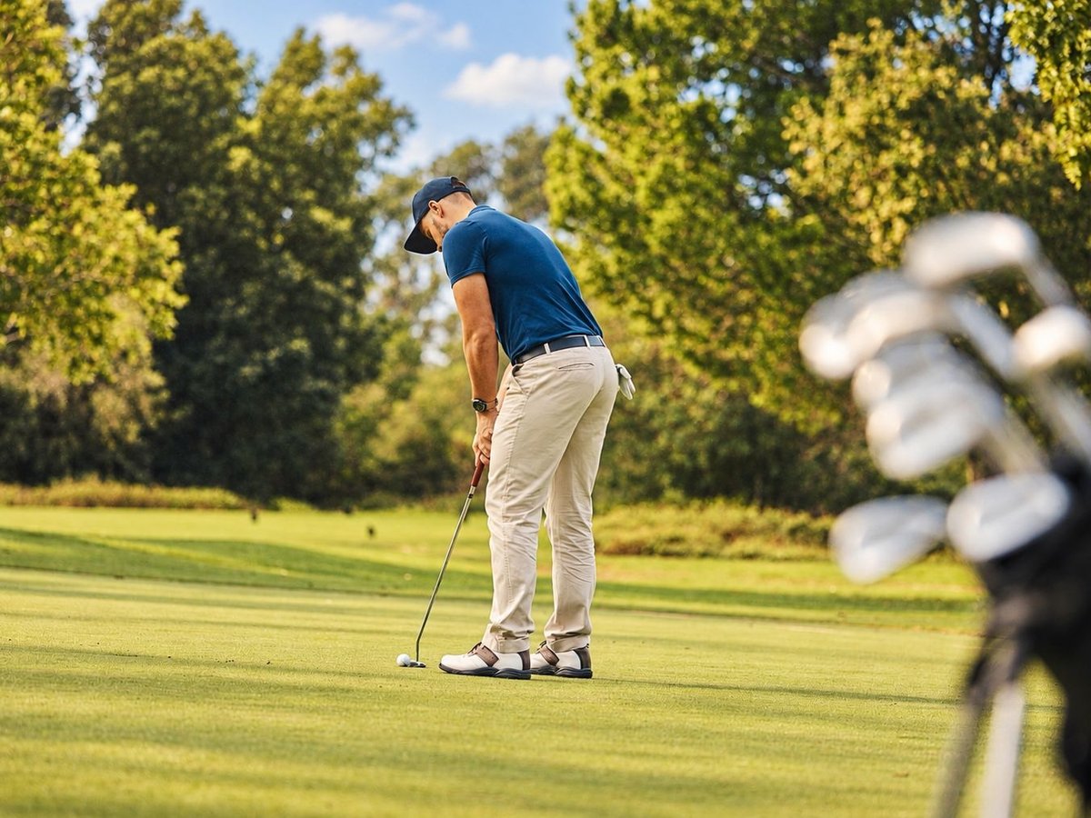 Golfen in het groen